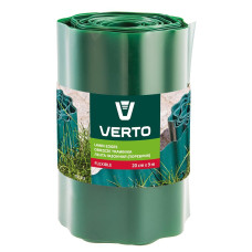 Лента газонная Verto, бордюрная, волнистая, 20смх9м, зеленый