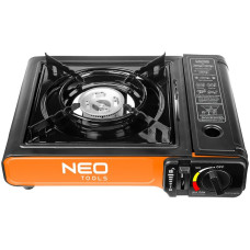 Плитка газовая портативная Neo Tools, 2.1кВт, пьезорозжиг, 150г/ч, кейс
