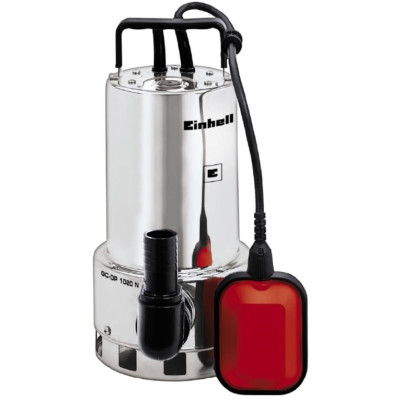 Насос дренажний Einhell GC-DP 1020 N, 1000Вт, 18000л/год, вис. 9 м, глиб. 5м, нержавіюча сталь, 7.2кг