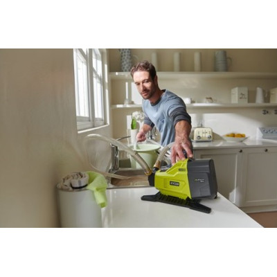 Насос для води акумуляторний Ryobi ONE+ R18TP-0 18В 1500л/год висота перекачування 14м захист сухого ходу 1.4кг без АКБ та ЗП