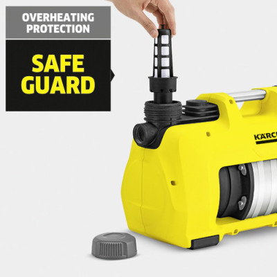 Насос садовий Karcher BP 4 H&G, 950Вт, 3800 л/г, 45 м, 4.5 бар, 8 м, 38 °C, G1, 10.69 кг