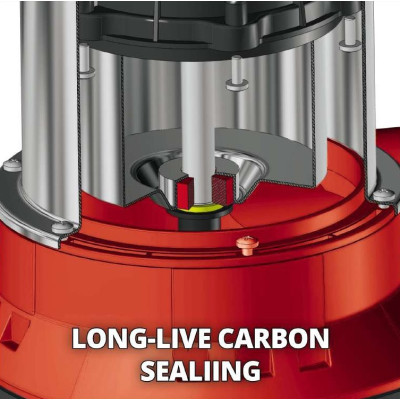 Насос дренажный Einhell GC-DP 6315 N 630Вт, 17000л/ч, выс. 8 м, глуб. 5 м, корпус нерж, 5.5 кг