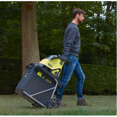 Измельчитель садовый аккумуляторный Max Power Ryobi RY36SHX40-0 36В 40мм 55л низкошумный фреза 18кг без АКБ и ЗП