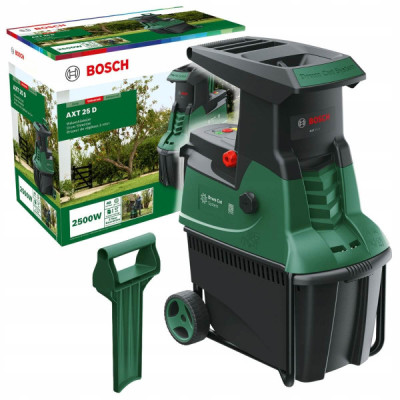 Измельчитель садовый Bosch AXT 25 D 2500Вт 40мм 31.3кг фреза низкошумная