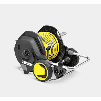 Котушка для шланга Karcher "HT 4.500", складна, регулювання висоти ручки візка, довжина шланга: 1/2" 50м, 5/8" 35м, 3/4" 23м