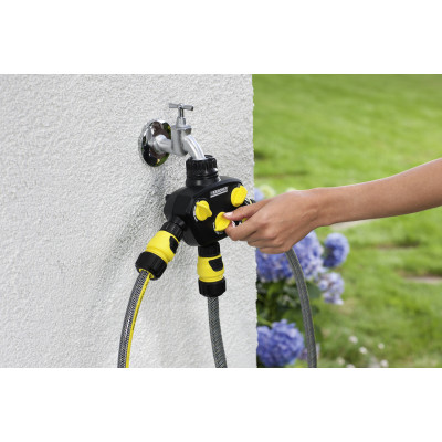 Распределитель для полива Karcher, 3/4", 1", разделитель трехканальный