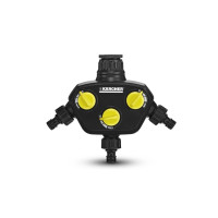 Розподільник для поливу Karcher, 3/4", 1", роздільник триканальний