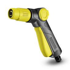 Зрошувач ручний Karcher, пістолетний, регулювання напору води, регулювання форми струменя води, блокування кнопки поливу