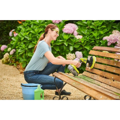 Щітка акумуляторна Ryobi ONE+ R18CPS-0 18В диск 15см 210об/хв IPX7 1.2кг без АКБ та ЗП