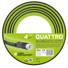 Шланг садовий Cellfast QUATTRO 1/2' 25м 4 шари до 20бар -10…+50°C
