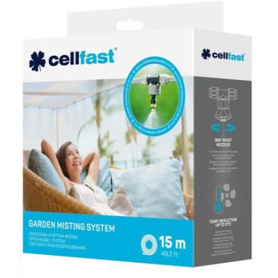Система туманообразования Cellfast шланг 15м 7 форсунок