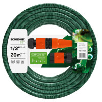 Набір для поливу Cellfast ECONOMIC в комплекті шланг 1/2" 20м 3 шари -10…+50°C зрошувач комплект для підключення
