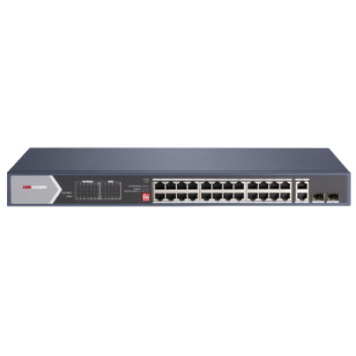 DS-3E0528HP-E 24-портовый неуправляемый Hi-PoE