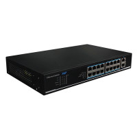 UTP1218-PSB150 16-портовий 100M PoE+ 2 порти 1000M RJ45