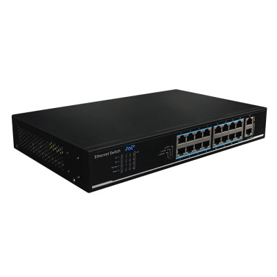UTP1218-PSB150 16-портовий 100M PoE+ 2 порти 1000M RJ45