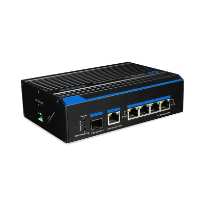 UTP7204GE-PD 4-портовий промисловий повногігабітний PoE-комутатор (60 Вт з живленням від HPoE)