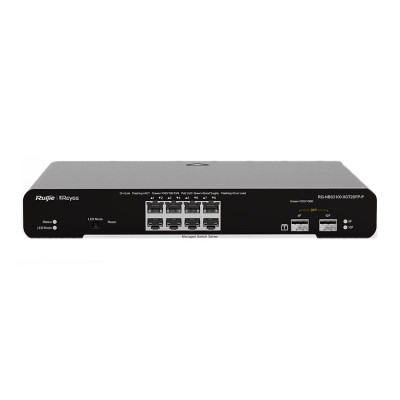 Ruijie RG-NBS3100-8GT2SFP-P 8-портовий гігабітний L2 керований комутатор POE