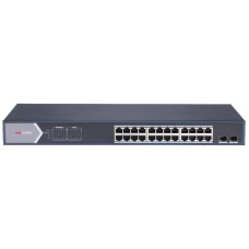 Hikvision DS-3E1526P-SI Керований 24-портовий гігабітний PoE