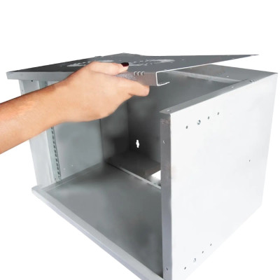 Hypernet WMNC-40-4U-SOHO-FLAT Шафа SOHO комутаційна настінна 4U 540x400 розбірна