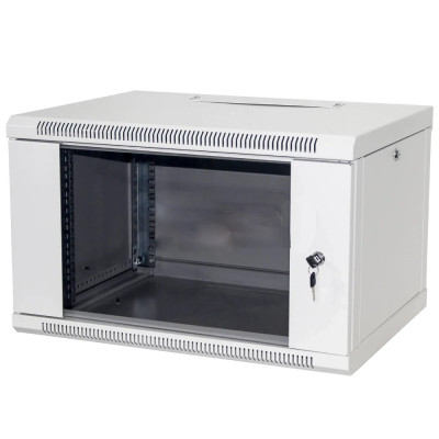 Hypernet WMNC66-6U-FLAT Шафа комутаційна настінна 6U 600x600 розбірна