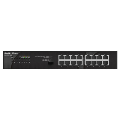 Ruijie Reyee RG-ES116G 16-портовий некерований без PoE 1000 Мбіт/с