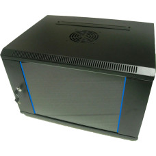 Hypernet WMNC66-6U-FLAT-AC Шафа комутаційна настінна 6U 600x600 розбірна