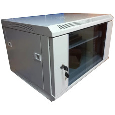 Hypernet WMNC-35-6U-FLAT-AC Шафа комутаційна настінна 6U 600x350 розбірна