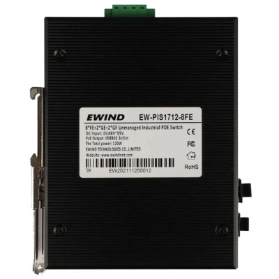 Ewind EW-PIS1712-8FE 8-портовый промышленный 10/100M PoE