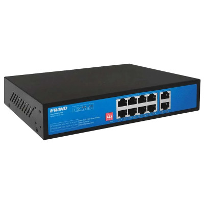 Ewind EW-S1910CG-AP 10-портовый гигабитный коммутатор PoE