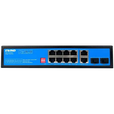 Ewind EW-S1912CG-AP 12-портовый гигабитный POE с Uplink SFP