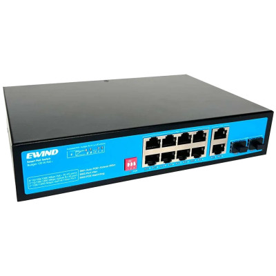 Ewind EW-S1912CG-AP 12-портовый гигабитный POE с Uplink SFP
