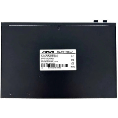 Ewind EW-S1912CG-AP 12-портовый гигабитный POE с Uplink SFP