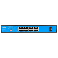 Ewind EW-S1918CG-AP 16-портовый PoE  300 Вт 2G SFP