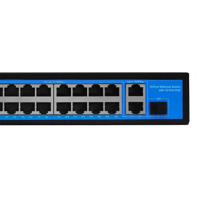 Ewind EW-S1919CF-AP 19-портовый PoE +2*GE+1*GF