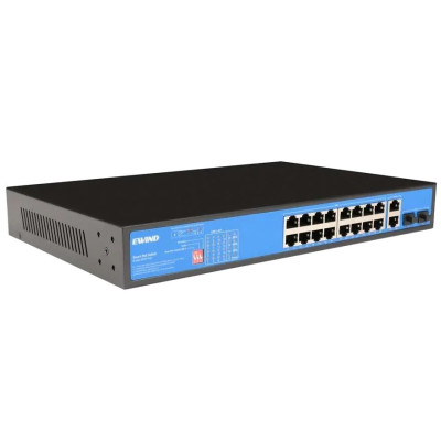 Ewind EW-S1920CG-AP 16-портовый POE