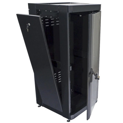 19" 18U, 610 х 675 мм Шафа чорна