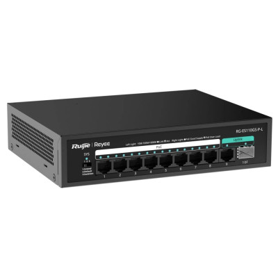 Ruijie Reyee RG-ES110GS-PL 10-портовий гігабітний некерований PoE