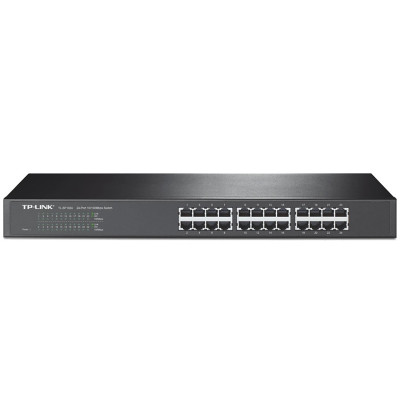 TP-LINK TL-SF1024 24-портовий некерований 10/100 Мбіт/с для монтажу у стійку