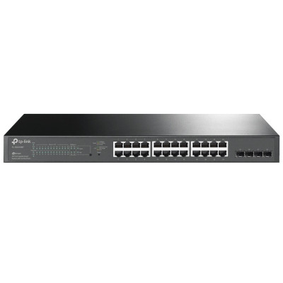 TP-LINK TL-SG2428P 24-портовый управляемый 10/100/1000 Мбит/с PoE+
