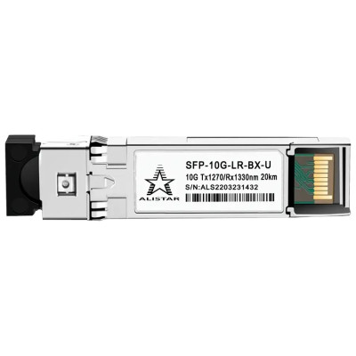 ALISTAR SFP-10G-LR-BX-U SFP+ 10G BASE-BX 1SM WDM LC 20KM TX1270/RX1330nm DOM Модуль