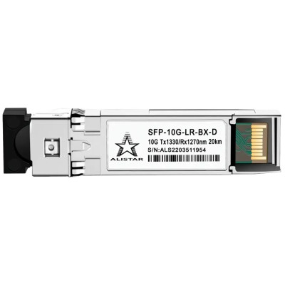 ALISTAR SFP-10G-LR-BX-D SFP+ 10G BASE-BX 1SM WDM LC 20KM TX1330/RX1270nm DOM Модуль