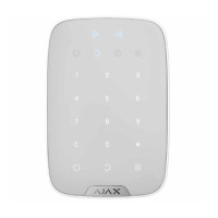 Ajax Keypad Plus white Беспроводная клавиатура