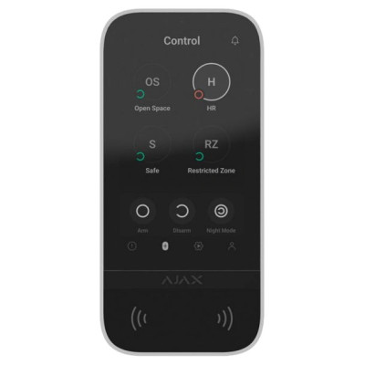 Ajax KeyPad TouchScreen (8EU) white Клавиатура
