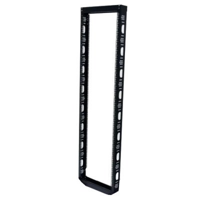 24U Стойка однорамная, черная (без ног)