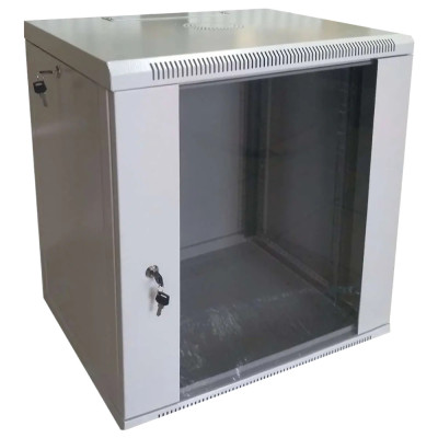 Hypernet WMNC66-12U-FLAT-AC Шкаф коммутационный настенный 12U 600x600 разборный серый