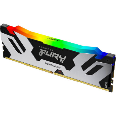 Модуль пам'яті для комп'ютера DDR5 16GB 7600 MHz Renegade RGB XMP Kingston Fury (ex. HyperX) (KF576C38RSA-16)