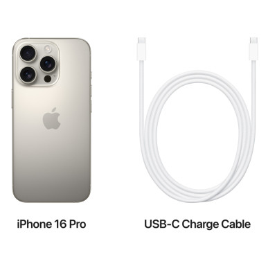 Мобільний телефон Apple iPhone 16 Pro 256 GB Natural Titanium (MYNL3)