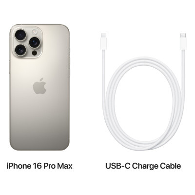 Мобільний телефон Apple iPhone 16 Pro Max 256 GB Natural Titanium (MYWY3)